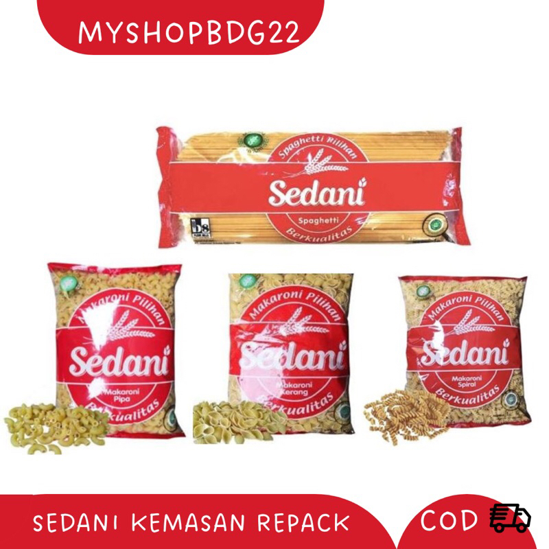 

SEDANI Makroni / Spaghety Sedani / Makroni Kering Repack 200Gr