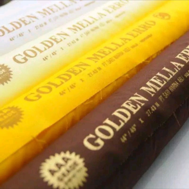 Kain Golden Mella / sari warna / kain seragam sekolah atasan TK