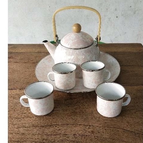 Set Teko Blirik Pink 10R (4mugD6+P27)