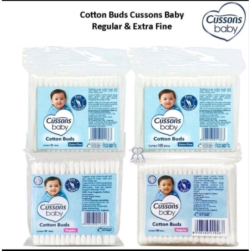COTTON BUD CUSSONS BABY EXTRA FINE & REGULAR