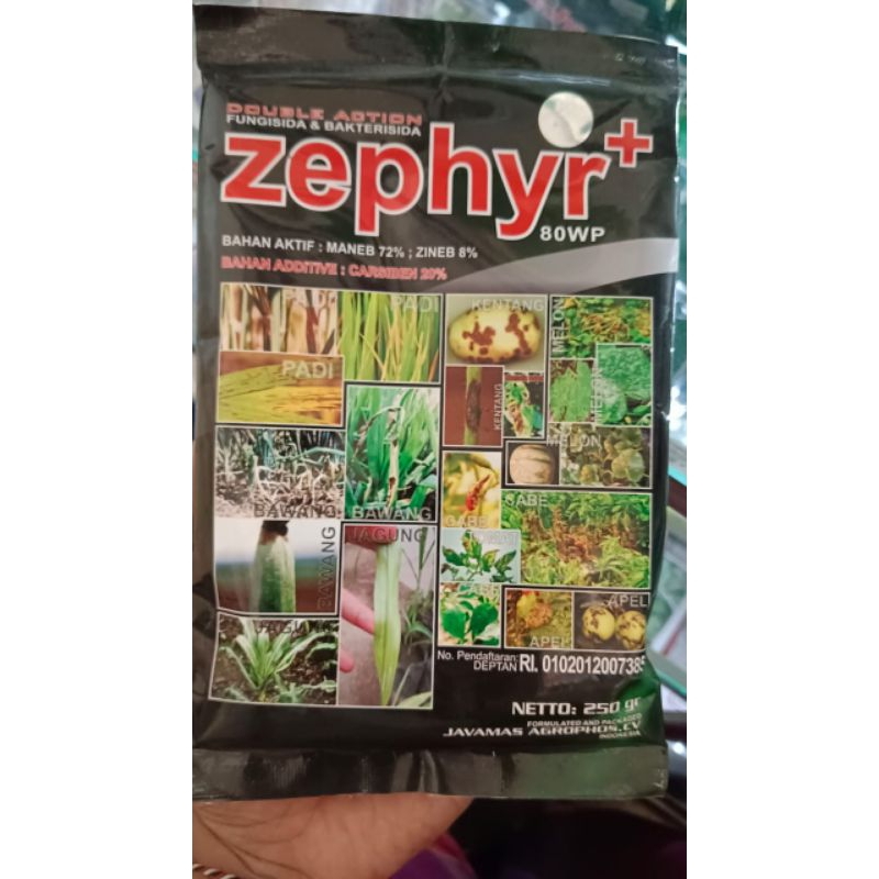 ZEPHYR 80 WP fungisida dan bakterisida 250 gr
