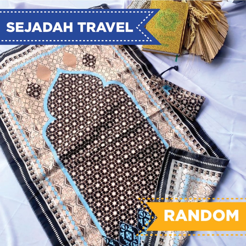 Sajadah Tas Dompet Bunga Kecil MULTICOLOUR /pcs Sajadah Turki Tipis Travel Traveling Oleh Oleh Haji 