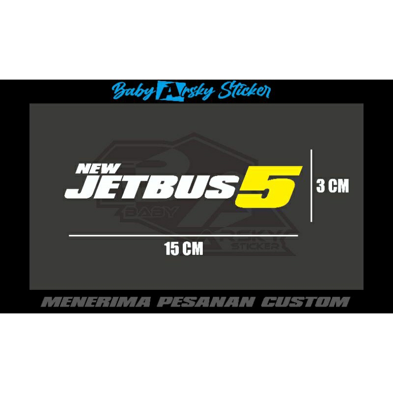 Sticker New JETBUS 5