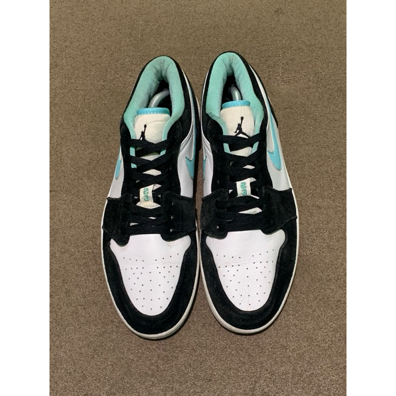 Nike Air Jordan 1 Low Island Green White Black Second Size 44,5