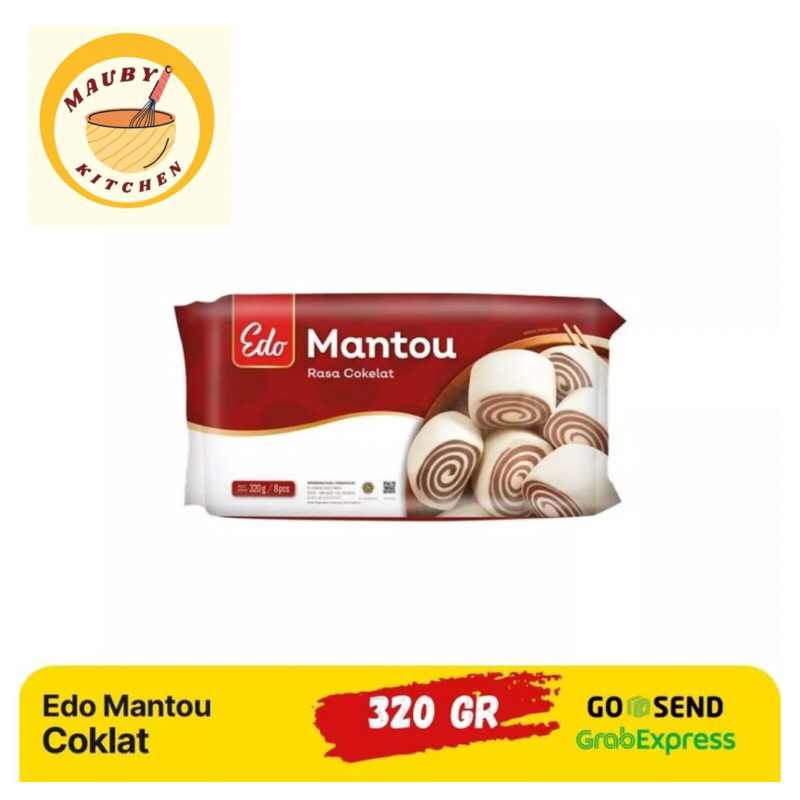 

Edo Mantou Rasa Cokelat/ Roti Sepan Isi 8pcs