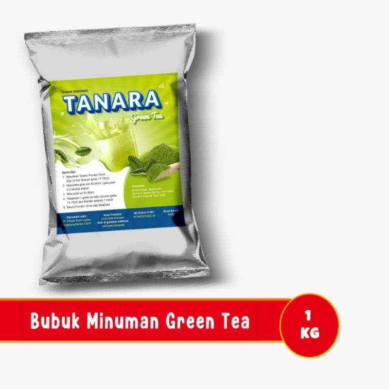 

Bubuk Minuman Greentea 1kg - Serbuk Minuman Tanara