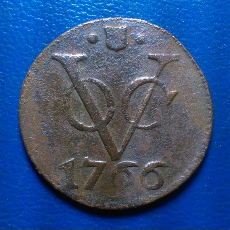 Koin VOC 1 Duit Utrecht 1766