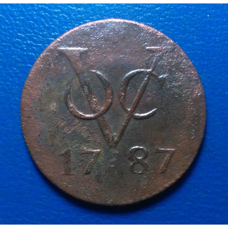 Koin VOC 1 Duit Utrecht 1787