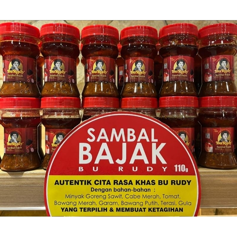 

Sambal Bu Rudy Bawang, Bajak, Ijo 110gr