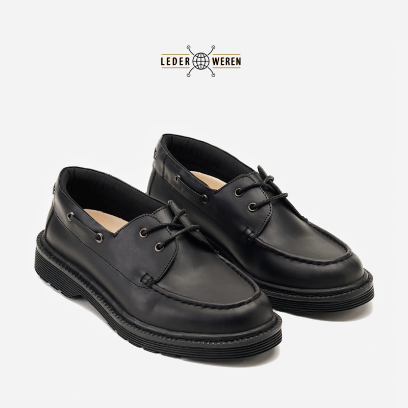 	 Lederweren - Leder Loafer 5 - Sepatu Kulit Pria Formal Kasual	