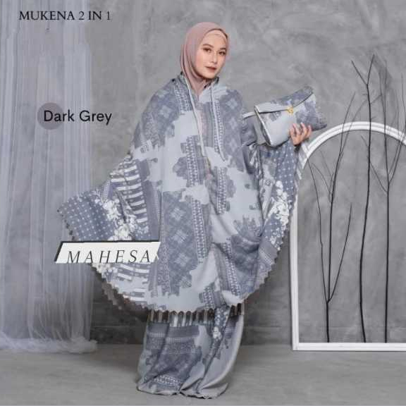 MAHESA.ID - Mukena Dewasa Daily 2in1 Best Maxmara Series | Mukena 2 in 1 Maxmara Luxury  Lasercut | 