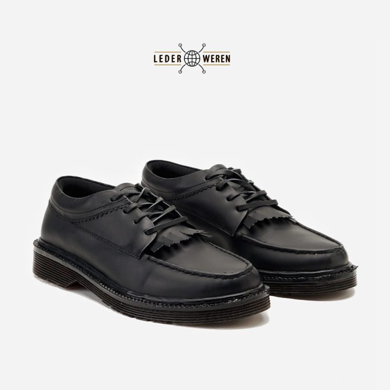 	 Lederweren - Leder Loafer 4 - Sepatu Kulit Pria Loafers Tali	