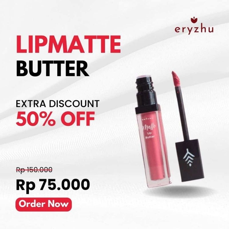 Eryzhu Lipmatte Butter | Eryzhu Matte Lip Butter | Lipstik Cair