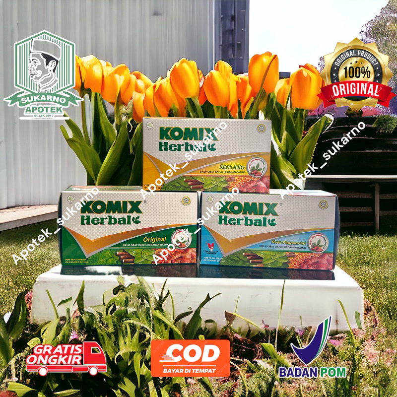 KOMIX HERBAL SACHET 1 BOX (ISI 5)