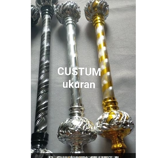 Custom ukuran 40/50/60/70/80/90/100/110/120 Sampaj 2 m fullset ,5ring. tutup PRINCES / Jasmin/ Tiara