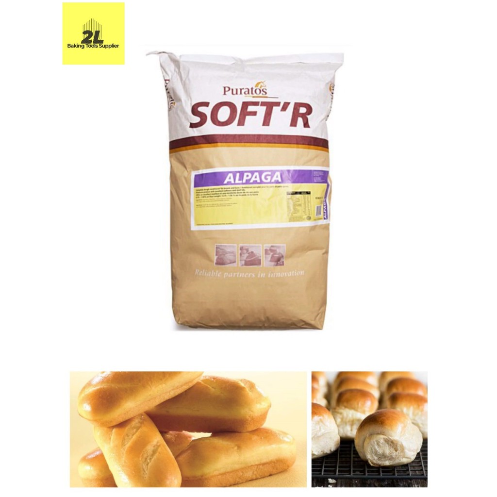 

Puratos soft alpaga penghalus, pengembang, pemutih roti cake 100 gram