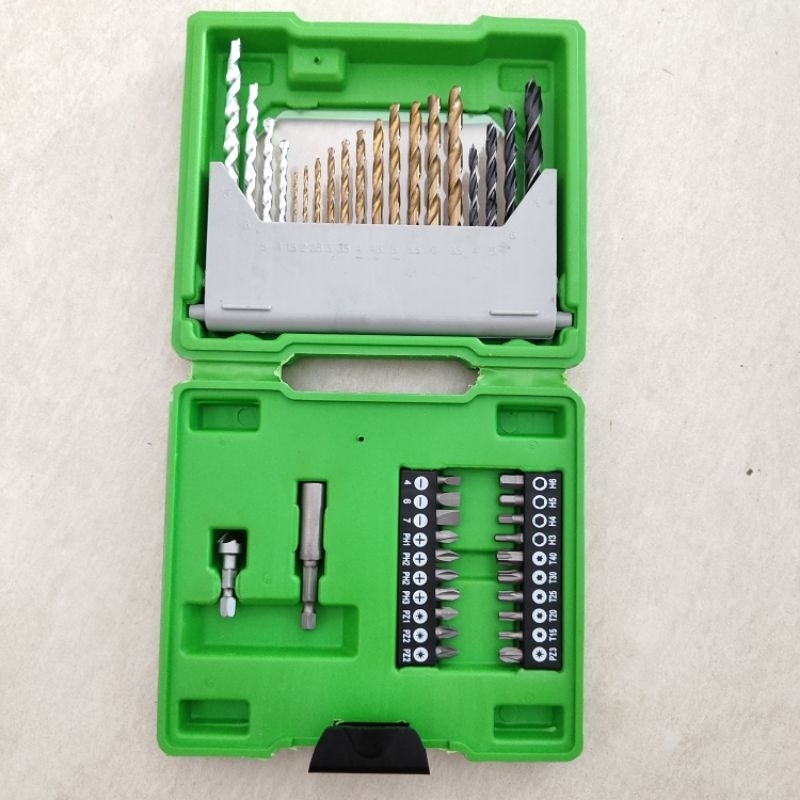 Mata Bor Kayu Besi Beton Obeng Kunci L Bintang Set 41 Pcs RYU Tekiro