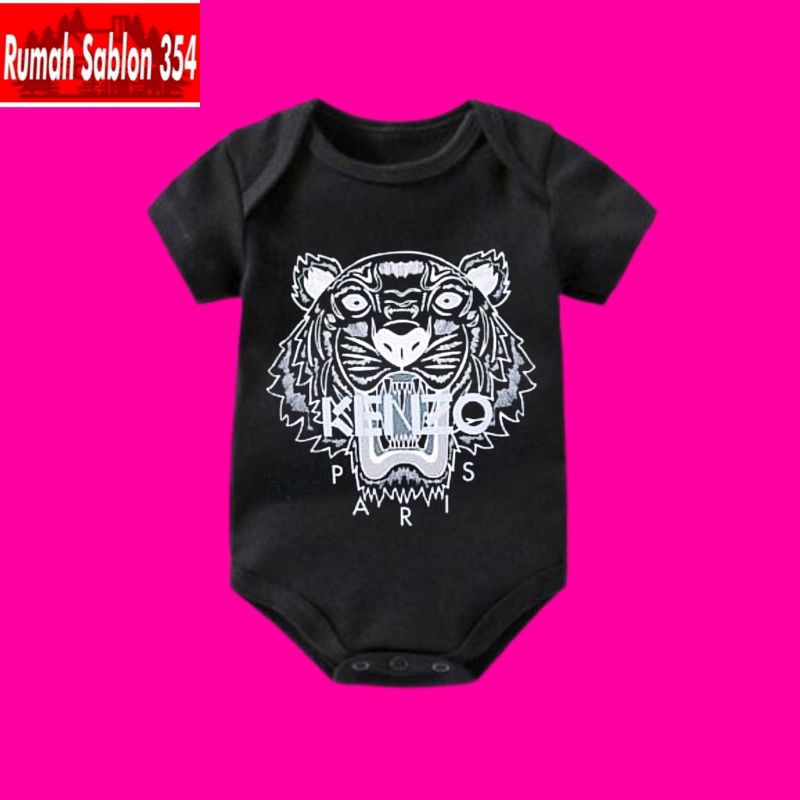 Temukan kaos baju bayi KENZO tshirt distro Kenzo tiger jumper baby kids kaus pendek usia 0 1 2 3 4 5