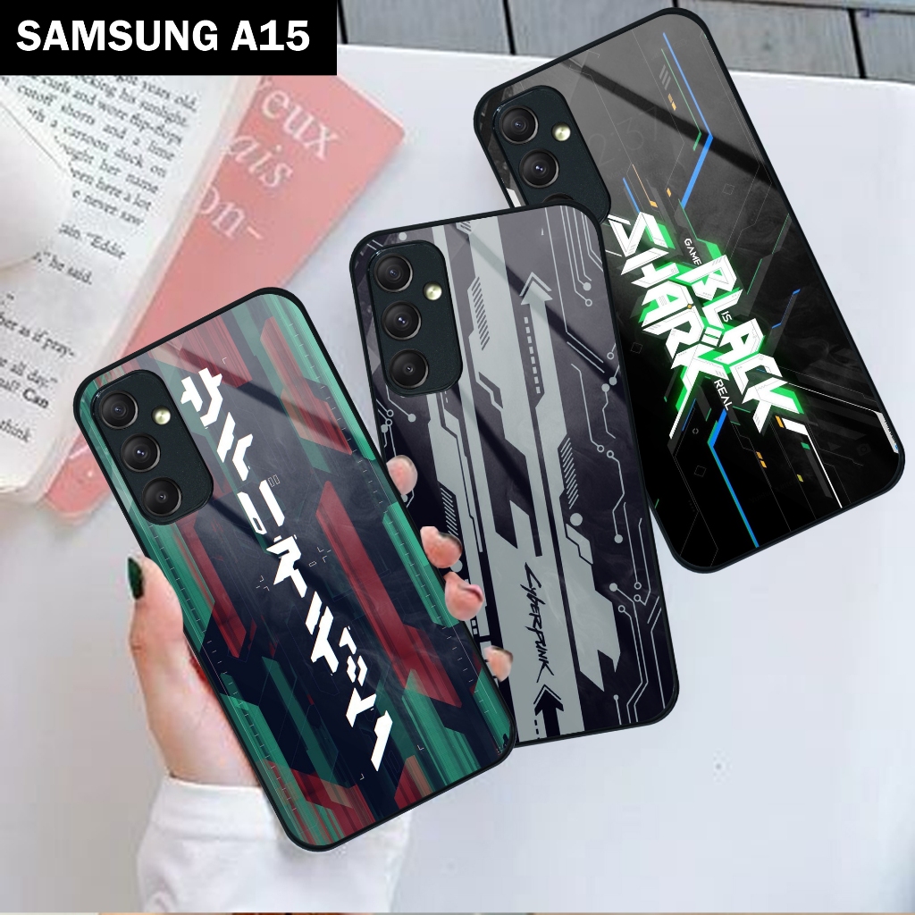 Softcase Glass Samsung A15 [43] Case Samsung A15 -  Casing Handphone - Pelindung Handphone - Aksesor