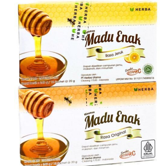 

MADU ENAK SACHET ORIGINAL/JERUK ISI 12 SACHET