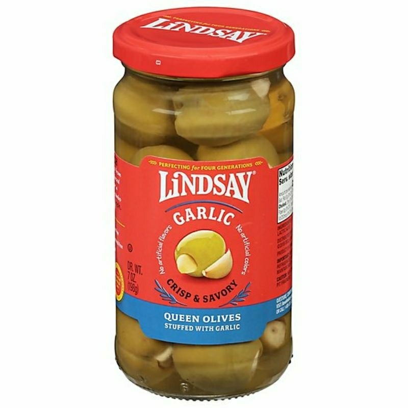 

LINDSAY Queen Olives Stuffed With Garlic 198g