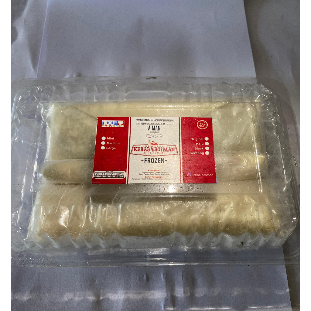 

Kebab Jumbo + Kebab Medium + Kebab Mini + Piscok + Maryam + 1 Kg Keripik Tortilla