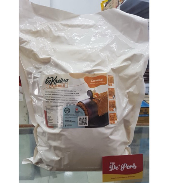 

Crumble Caramel La Kreiva 100grm Fine