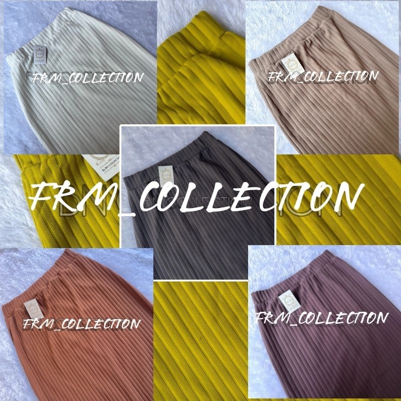 (termurah)Rok Span Knit Kain Hornet Tebal Dan Lembut