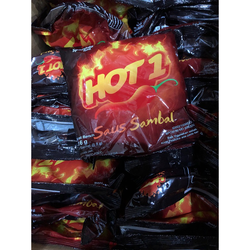

HOT1 Saus Sambal HOT 1 SACHET ( 24 Sachet @9 gram )