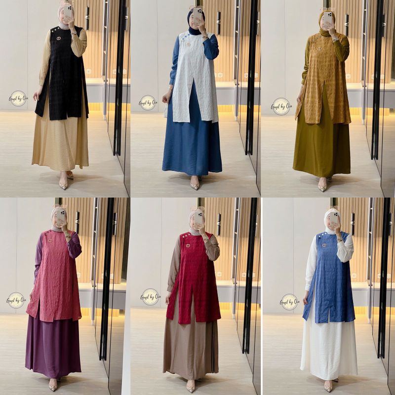 Gamis Dress Terbaru Qiran Gagil by ova