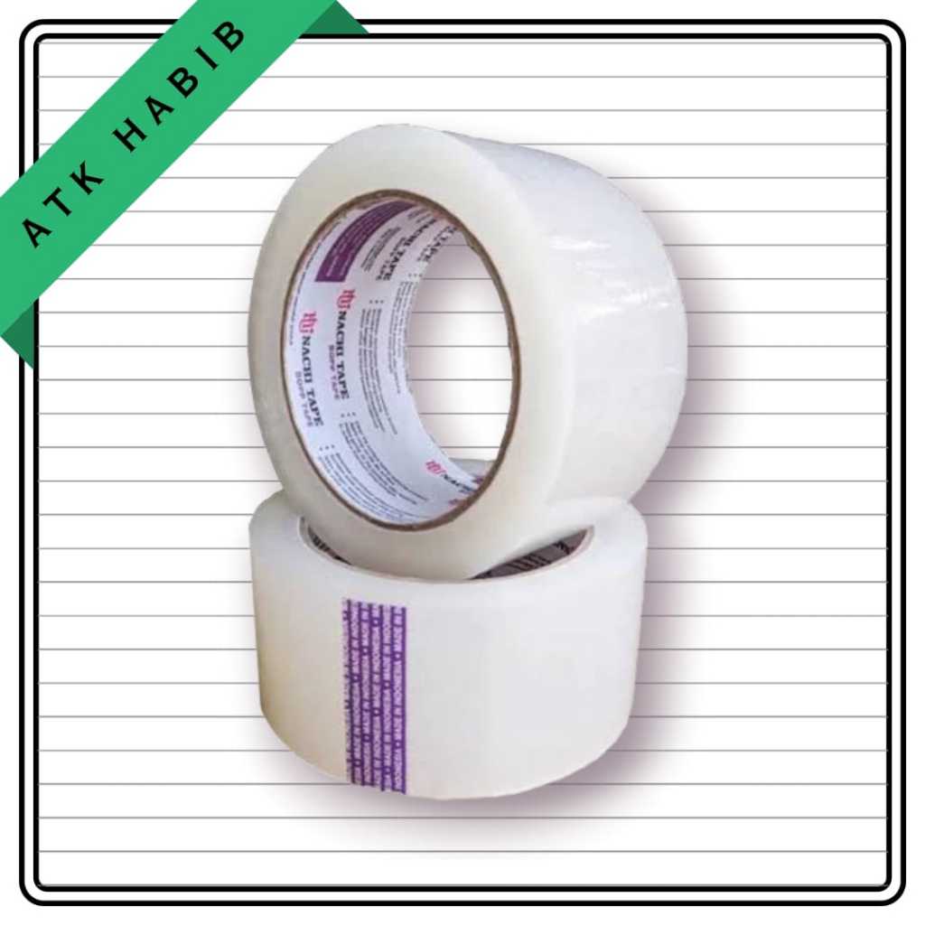 Lakban NACHI Bening 2 INCHx100 Yard/ Lakban Bening (1 Pcs)