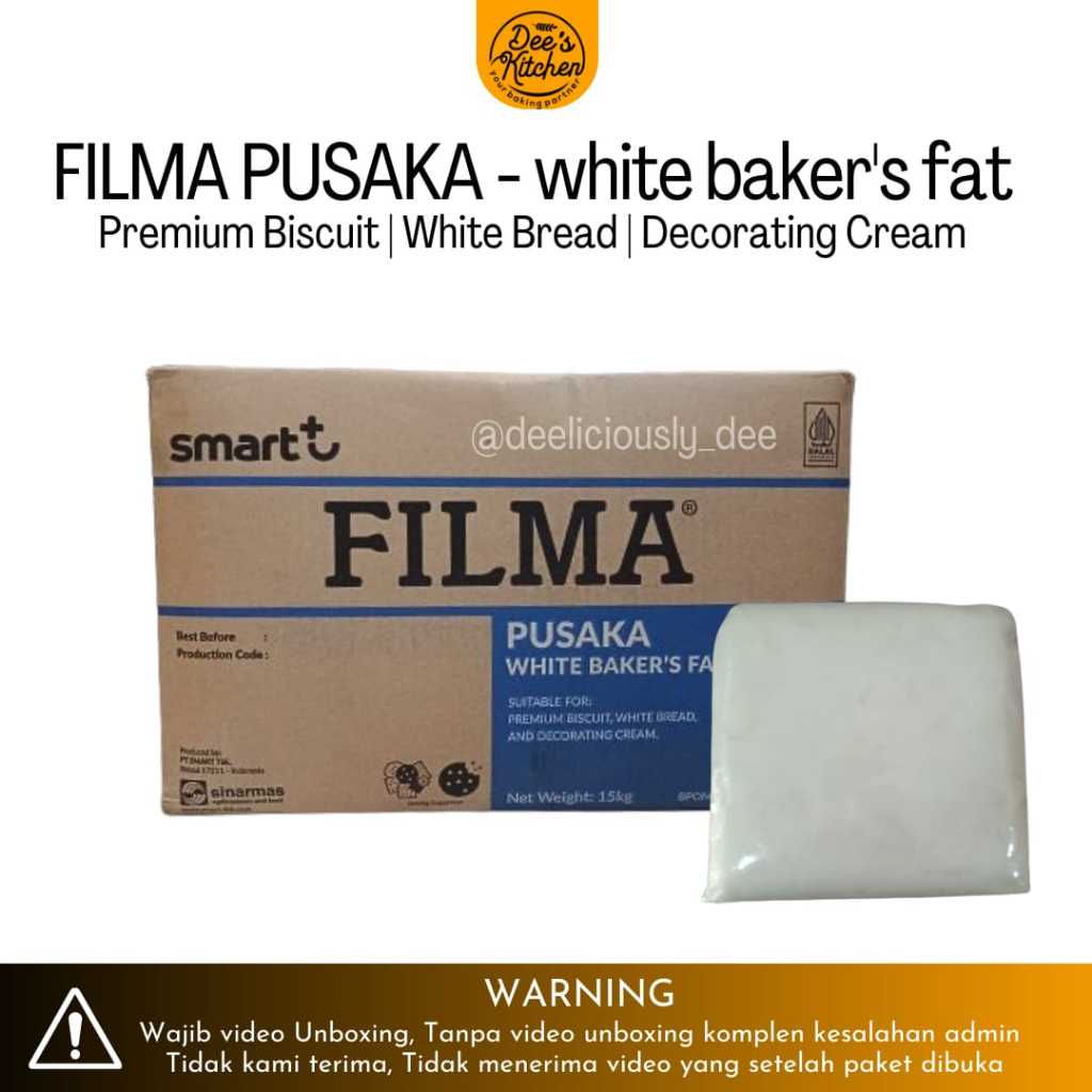 

Mentega Putih Pusaka / Margarin White Bakers Fat kemasan 500gr (Repack)