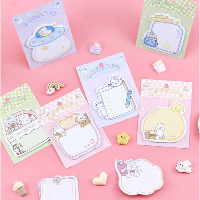 

Lazy Animal Shaped Sticky Note / Sticky Note Bentuk Bentuk Unik Jurnal