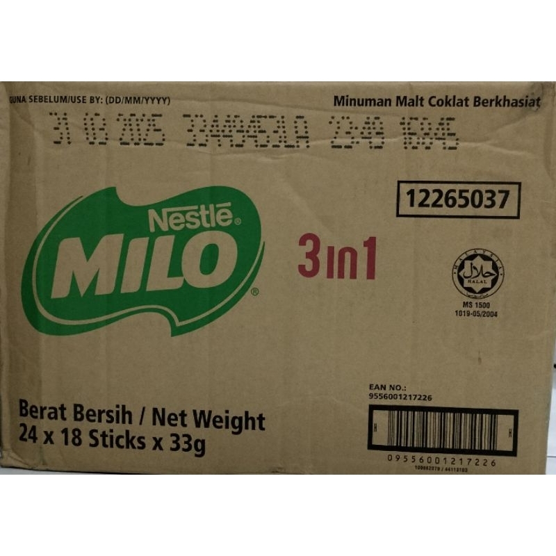 

MILO 3IN1 18STICK DUS