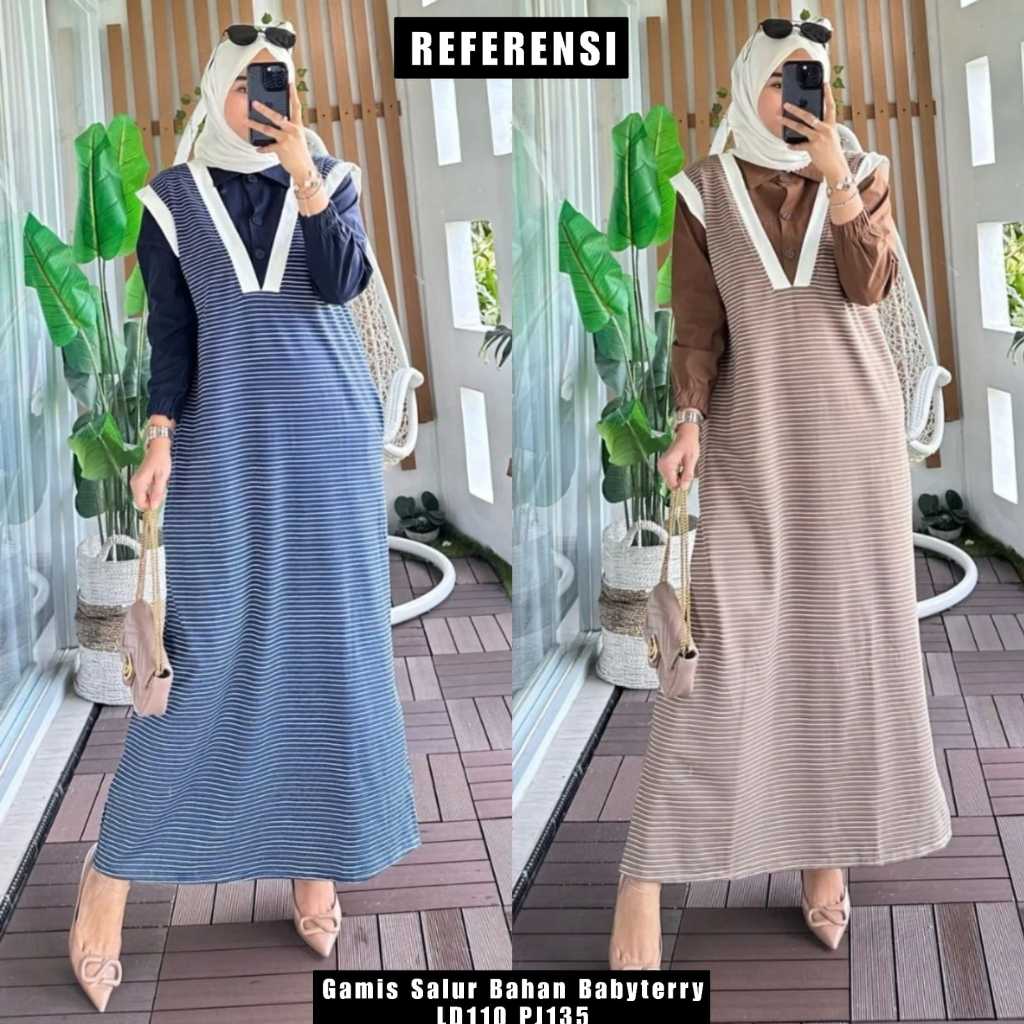 FD_Baju Dres Gamis Knit Wanita Model Terbaru Bahan Tebal Adem Termurah uk all size / Gamis Knit Terb