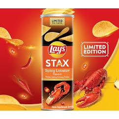 

Lays Stax Spicy Lobster Shrimp Tom Yum