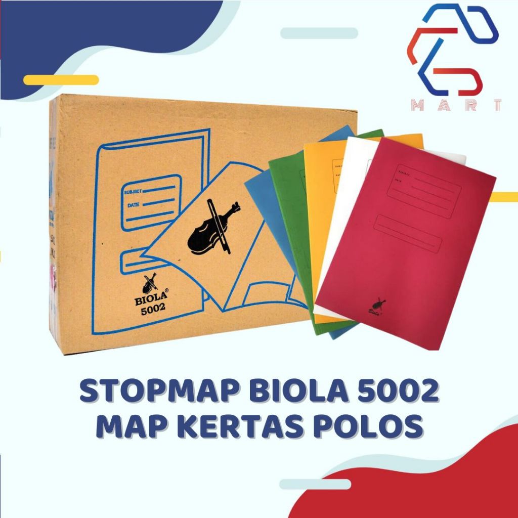 

Stopmap Biola 5002 - Map Kertas Polos 1 Pcs