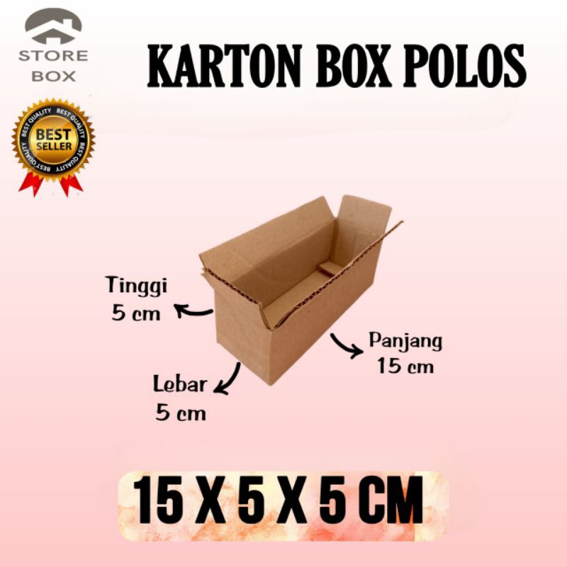 

kardus polos UK 15x5x5 kardus kecil kardus packing