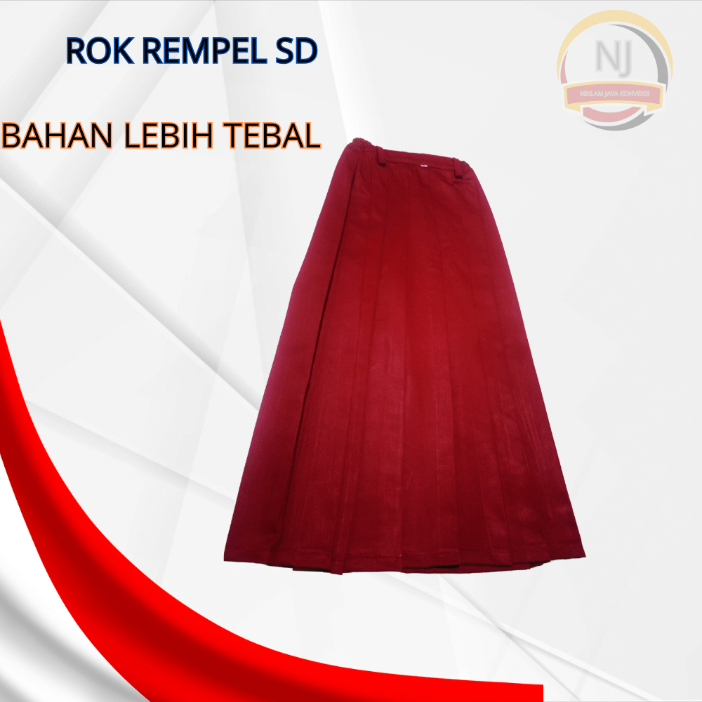 rok rempel sd rok merah sd rok merah panjang rok tebal sd