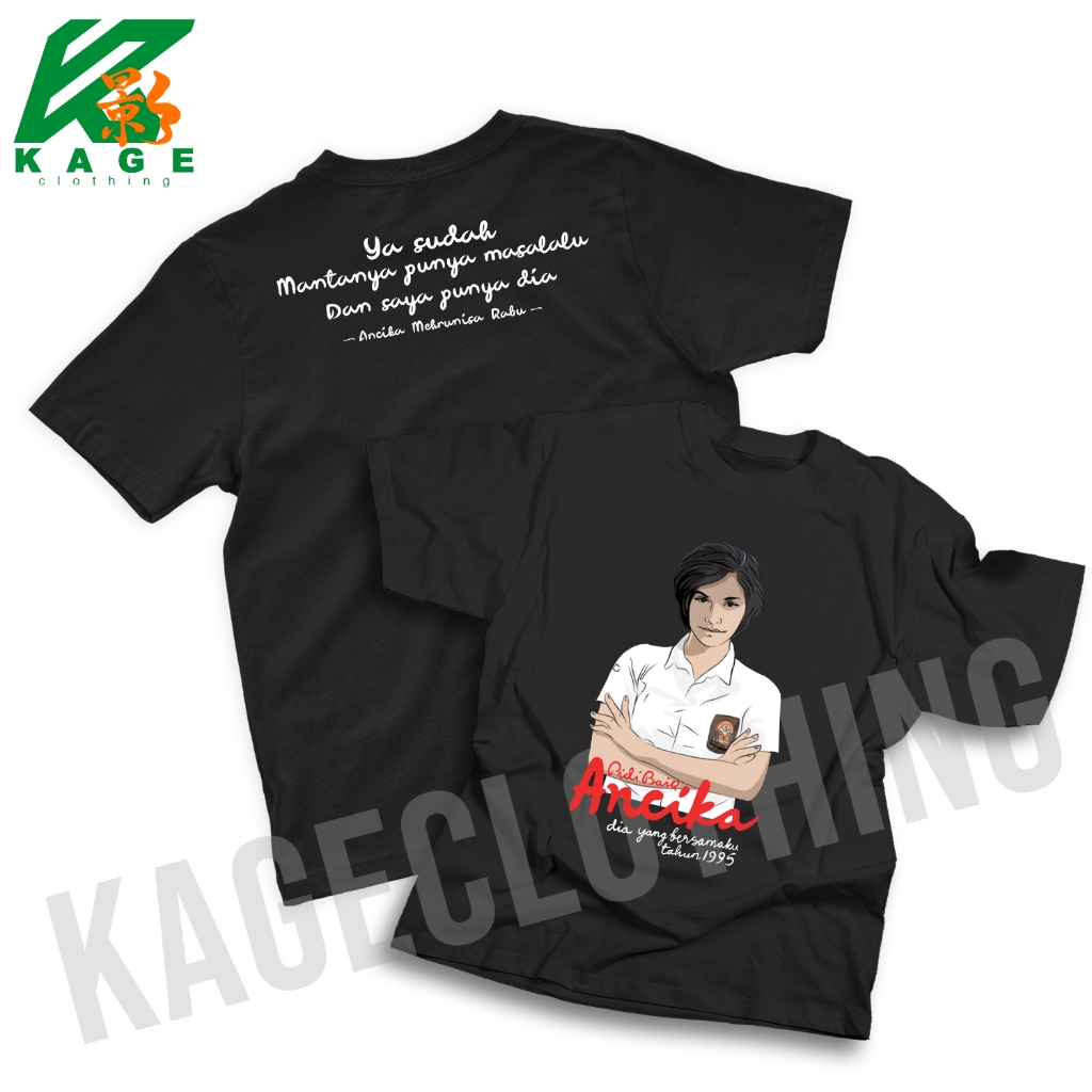 Kaos AZIZI ASADEL ZEE JKT48 Tshirt baju distro cotton combed 30s UNISEX KAOS FANS JKT48 ZEEMOTION