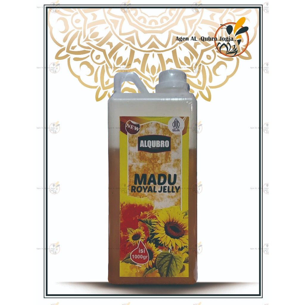 

Al Qubro madu Royal jelly kemasan 1kg