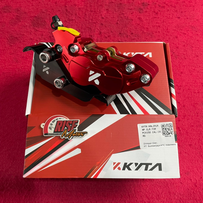 KALIPER KTC KYTA PCX 150 4 PISTON CLM MERAH