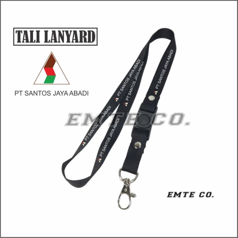 

LANYARD PT SANTOS JAYA ABADI tali lanyard GANTUNGAN LEHER ID CARD/GANTUNGAN HP