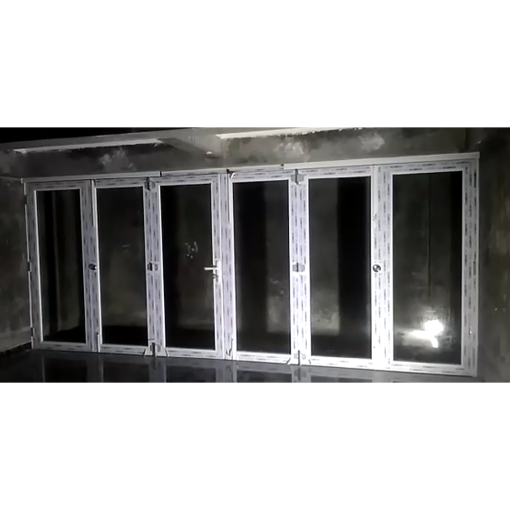 PINTU LIPAT UPVC 6D / UPVC LIPAT KACA