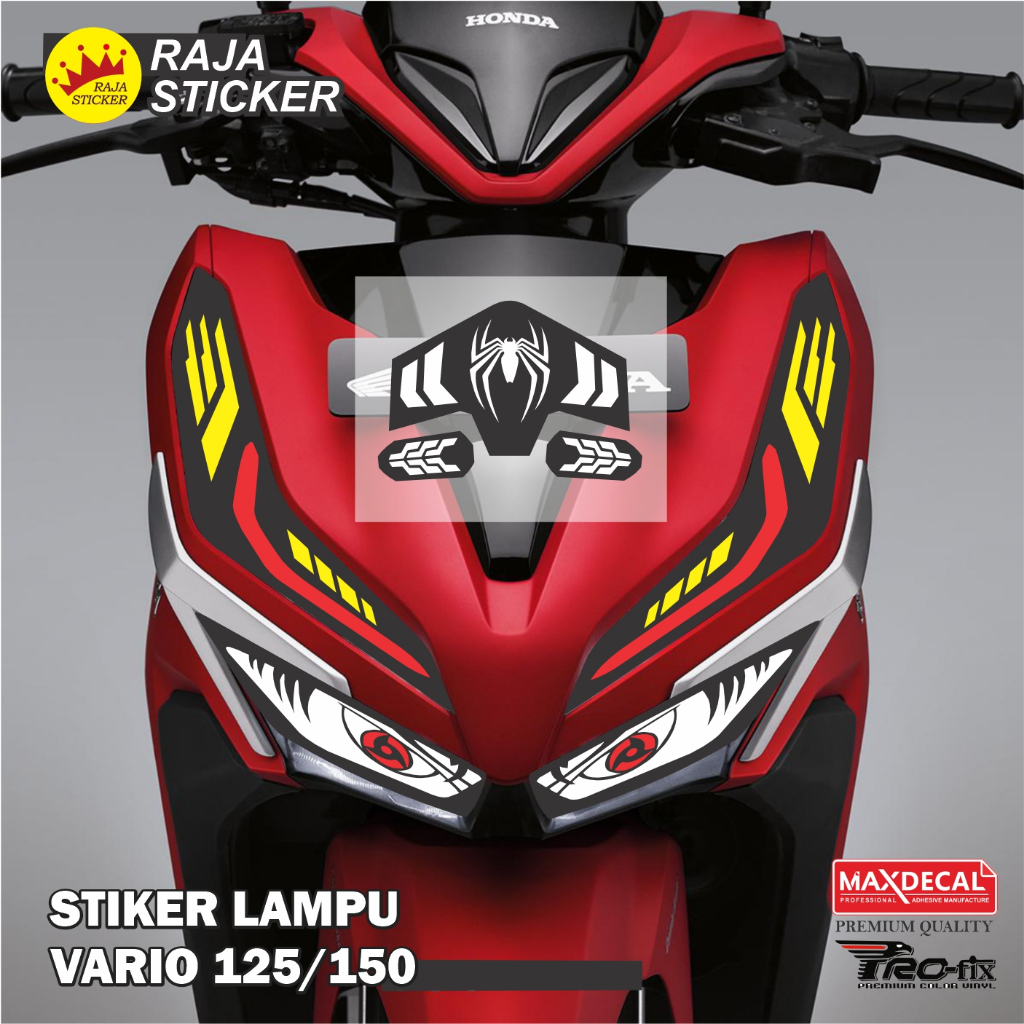 Stiker lampu alis vario 125/150 new