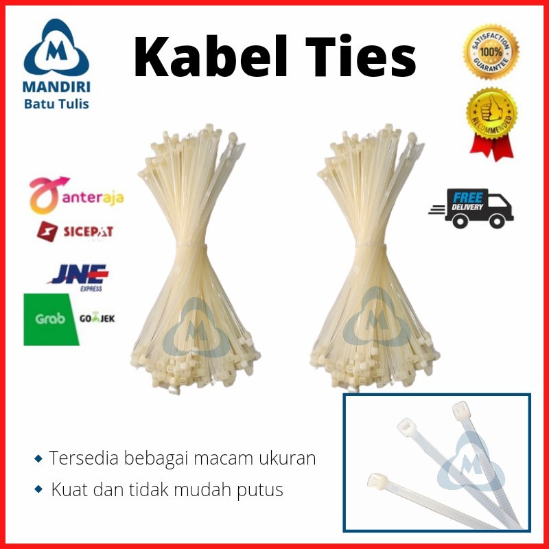

TERMURAH Kabel Ties 8 x 400 mm / Kabel Tis / Cable Tie Ties / Insulock