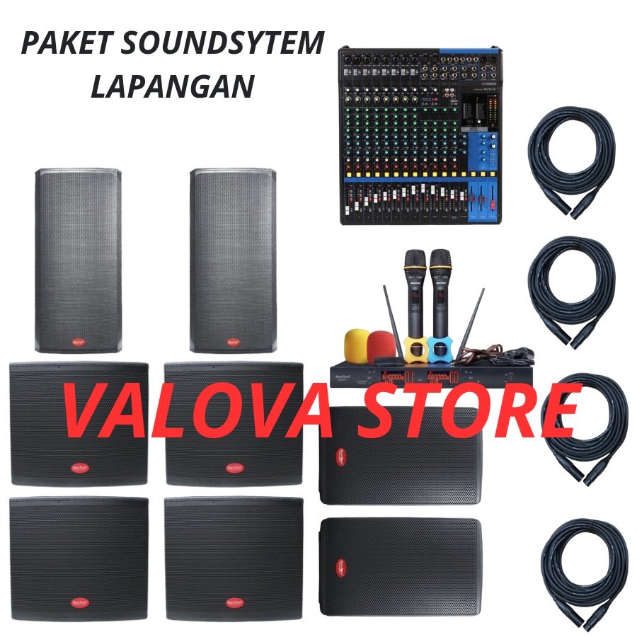 Paket 2 soundsystem Lapangan Baretone Audio ORIGINAL