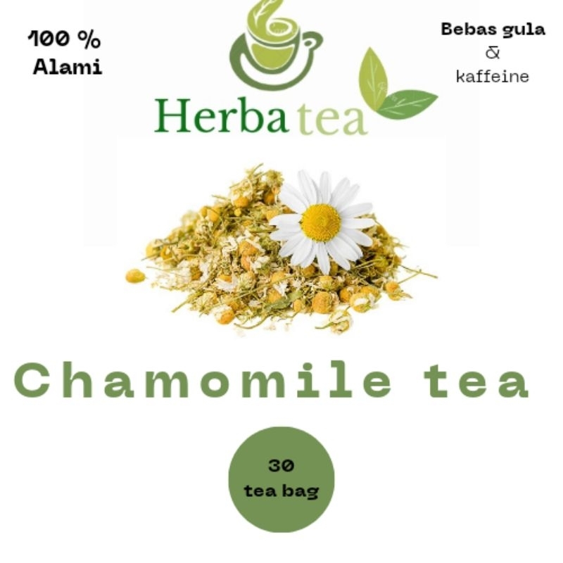 

teh chamomile / teh herbal chamomile 50 gram & 30 tea bag