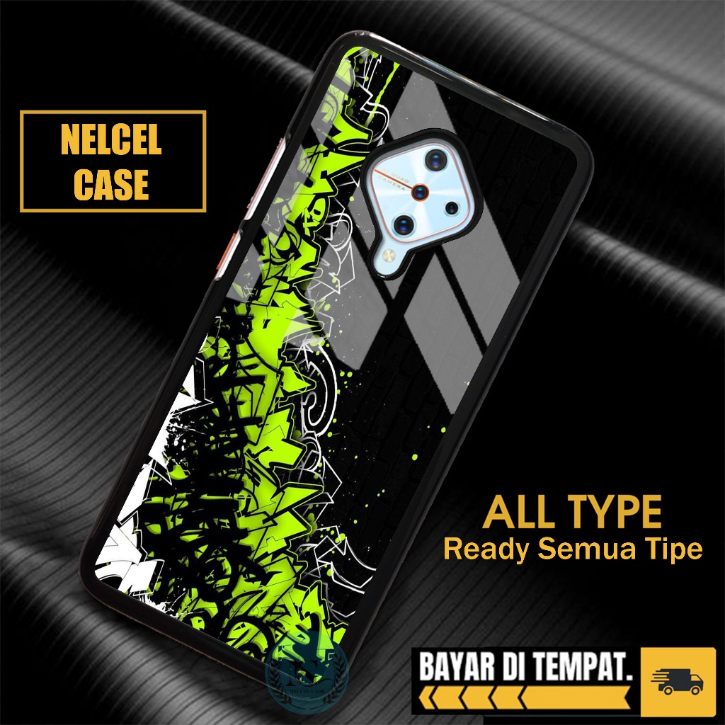 Nelcel Case Vivo S1 PRO Y20 Y20i V19 Y30 Y50 V17 Pro S1 Pro V15 Pro Z1 Pro Back case Tempered Hard c