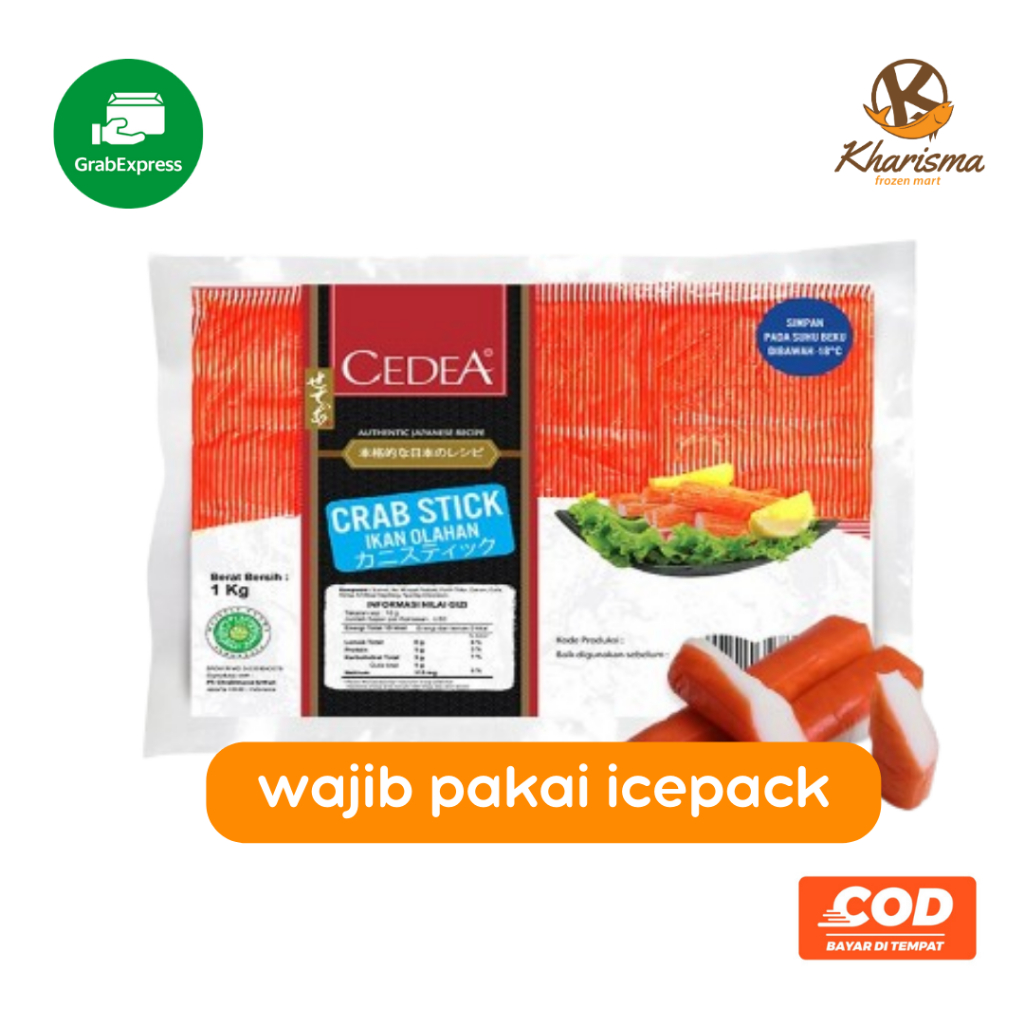 

Cedea Crab Stick Frozen Food Stik 1kg